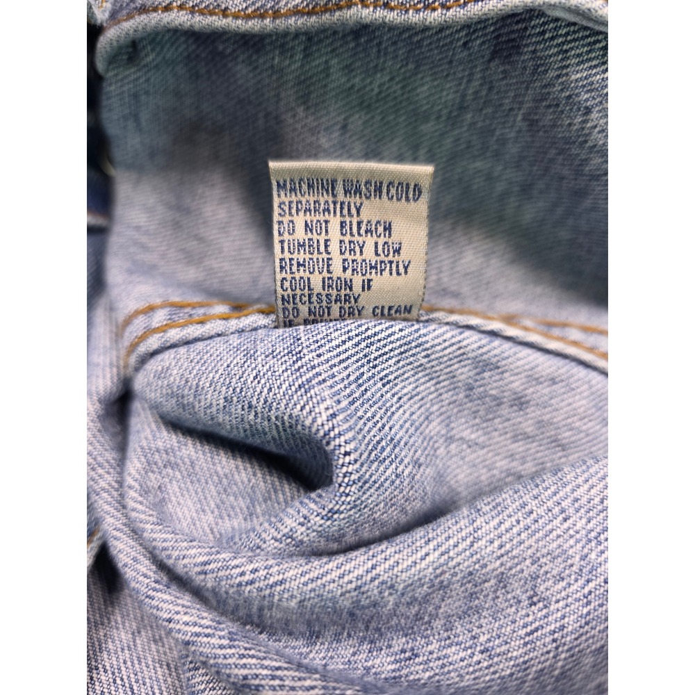 Dunbrooke Upstream Denim Jacket Mens XL Blue Plaid Lined USA Patch - Picture 10 of 14